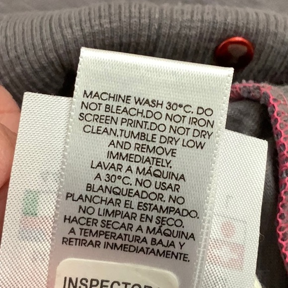 Spyder VNECK SLUB ATHLETIC TOP - Grey/Pink/Ivory - Picture 10 of 11